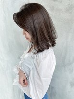 カフネ(CAFUNE)&nbsp;外ハネレイヤーボブ × アッシュグレー