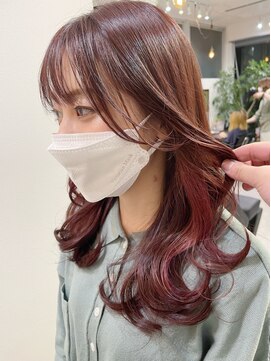 グーフィートーキョー 銀座(Goofy Tokyo) イヤリングカラー/ナチュラルピンク/上品インナーカラー東京銀座