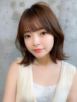 シーシンジュク 新宿南口(Sea shinjuku) 韓国風前髪×チョコレートカラー【髪質改善/新宿/大人ガーリー】