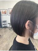 【札幌平岡 切りっぱなしボブ 藤原有貴】