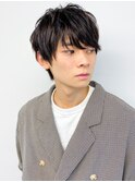 10代20代韓流☆ツイストパーマショートマッシュアッシュブラウン