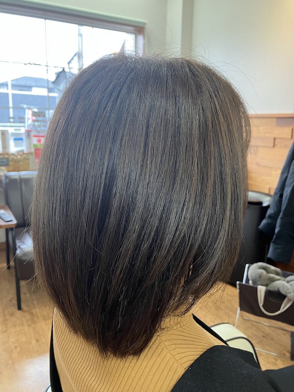 40代50代60代◎艶々さらさら前上がりショートボブ：L184002435｜フリー