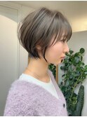@thisiskaito表参道原宿/ショートヘア/ショートボブ/グレージュ