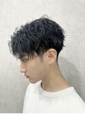 センターパートツイストスパイラル