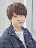 【銀座　ANFINI】束感ショートカジュアルワンカールマッシュ