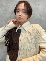 アンバー 池袋(amber)&nbsp;ンサムショート/前髪/ミルクティーベージュ/レイヤー[池袋駅]