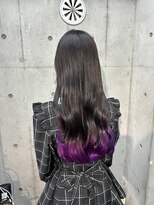 インク 渋谷(INK.)&nbsp;裾カラーパープル