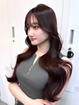 アリュウル 表参道(ALLURE) レッドブラウン×韓国レイヤーカット◯【KAKO】