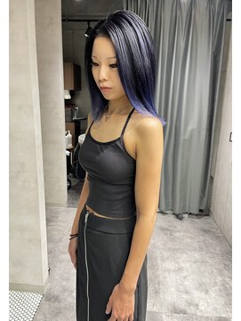 アコ(Aco) ★ブルーバイオレット×エアタッチバレイヤージュ★