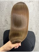 20代30代40代　髪質改善　髪質改善カラー　ミルキーベージュ