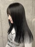 【落ちる黒★】カット+偽黒染めカラー+2stepトリートメント　
