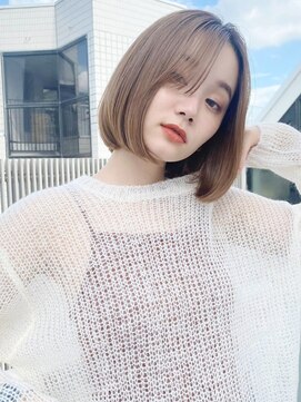 ロンド ボーイ 表参道(Lond BOY) メルティカラー×髪質改善ボブブリーチなし[表参道]