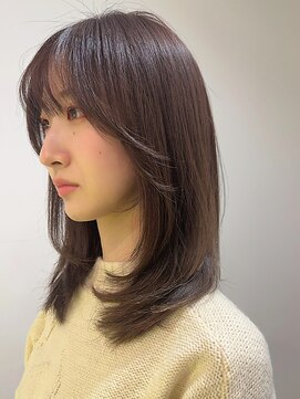 イーストハムアネーロ(EAST HAM anello) ナチュラルレイヤーミルクティーベージュ