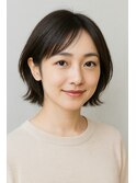 外ハネショートボブ
