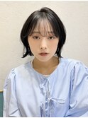 ミニウルフレイヤーカット顔周り前髪韓国ショートボブ/立川