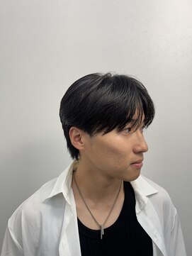 ステージ(STAGE) ダウンパーマ　ニュアンスパーマ　センターパート