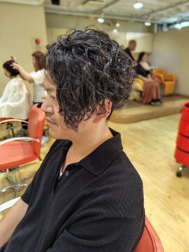 エイチエアー アルファ H'air alfa つつじヶ丘北口店 前下がりパーマ