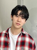 クロト(Clotho)&nbsp;センターパート/波巻きツイストスパイラルメンズカットパーマ