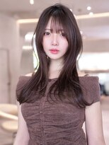 ハバナ 立川(HAVANA)&nbsp;韓国レイヤー顔周りカット透明感カラー髪質改善艶髪シースルー