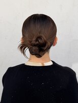 マスカリ(muscali)&nbsp;星華,黒髪,ボブルフ,ネビージュ,小顔,ヘアセット,ヘアアレンジ