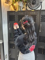 ヴァイス 渋谷店(VAICE)&nbsp;ライブ前ヘアセット/くるみちゃんアレンジ/ハーフアップ