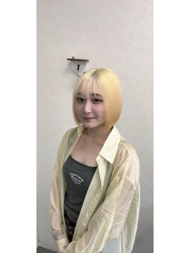 リングバイモアムー(Ring by Moremuu) <Hazuki>   ホワイトボブ