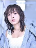 濡れ髪×ウェーブ×レイヤー