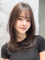 ロティー(loty)&nbsp;レイヤー 顔周りカット 小顔カット 髪質改善カラー 透明感カラー