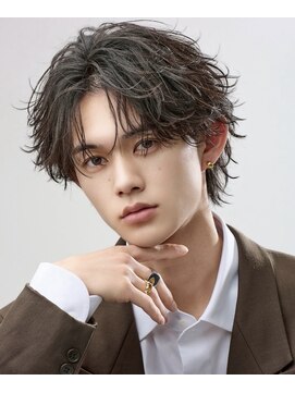 アストラ(ASTRA) MEN’S HAIR/波巻きツイストスパイラル/リバースセンターパート