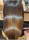 美髪矯正セミロング