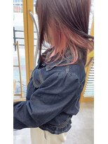 オリビアヘアー(OLIVIA HAIR) さりげなく可愛いインナーピンク×最高級ケア