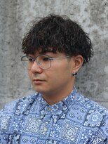 ハニー(HONEY)&nbsp;縦落ちツイスパ/ツイストスパイラルパーマ/岡崎メンズパーマ