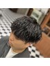【波巻きパーマ】メンズカット＋波巻きスパイラルパーマ　吉祥寺/理容室
