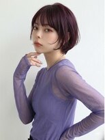 ヘアーメイクパウダー 天王寺寺田町店(Hair make powder) 大人可愛い20代30代40代小顔ひし形ショートボブ前下がり
