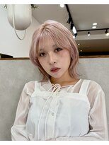 ワク 豊川店(waku)&nbsp;ハイトーン　ピンク　トリートメント　 豊川