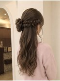 くるみちゃんヘア☆ハーフアップ