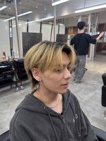 ルースト 南堀江店(ROOST) 刈り上げセンターパート/波巻きツイストスパイラル/南堀江