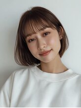 スピンヘアー 亀岡店(Spin hair)&nbsp;ナチュラルやわらかボブ