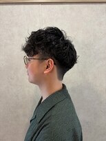 MEN'S soleil 大宮さいたま新都心【メンズソレイユ】MEN'Sパーマ/MEN'Sカット/メンズ&nbsp;ニュアンスウルフ スペインカール さいたま新都心