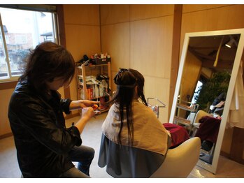 ヘア・トリップ・スプレー(Hair trip Spray)の写真/【須賀川駅すぐそば】ゆったりと過ごせる完全予約制のプライベートサロン！小さなお子様連れも大歓迎です☆