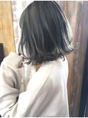 切りっぱなしボブ