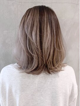 アイティーバイアルバム 八王子店(IT by ALBUM) バレイヤージュロブレイヤー_マロンベージュ_ba319221