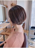 重めショートボブ