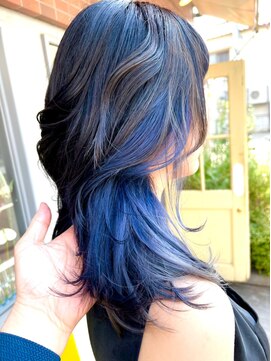 ヨナサン(Yona Saint) コバルトブルー/バレイヤージュ