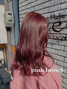 リー ルーチェ 布施(Lee Luce) ピンクブラウン♪