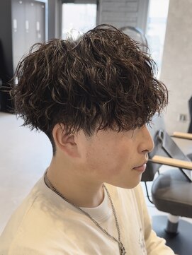 アビー(ABEY) ツイストスパイラルパーマ刈り上げマッシュ無造作パーマ