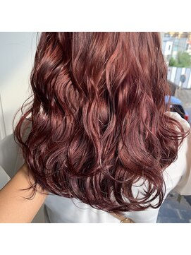 モイヘアーデザイン(moi hair design) ラズベリーピンク