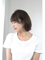 ソイクフ 四条大宮店(SOY-KUFU)&nbsp;大人可愛い◎似合わせカットイメチェンフルバングボブ