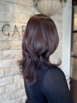 フラット 千葉(Flat.) ミディアムクビレイヤー/ラベンダーピンク【千葉】