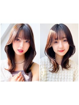 「ノンスタイリング」は当たり前◎乾かすだけでいいんです！女性スタイリストだからこそ可能な小顔カット♪